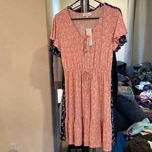 Gilli Ruffle Sleeve Dress